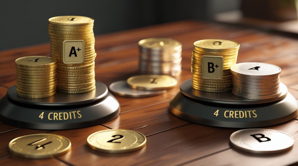 How SGPA is calculated from marks in 2025